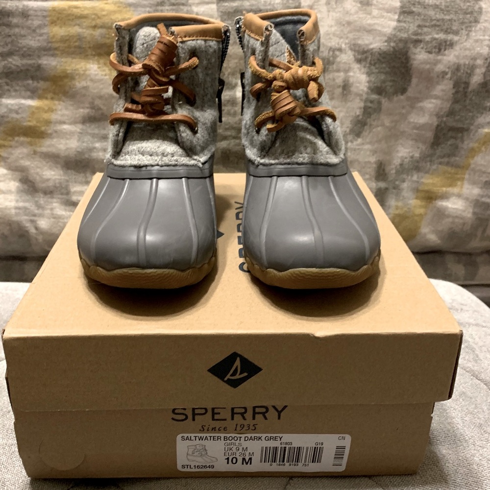 Sperry Saltwater Wool Duck Boot (Little Kid’s)